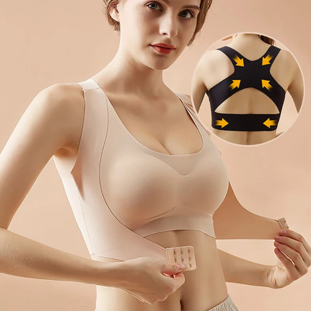Women Posture Corrector Bras Bralette Humpback Correct Tops Front Closure Sports Underwear Ice Beautiful Back Нижнее Женское