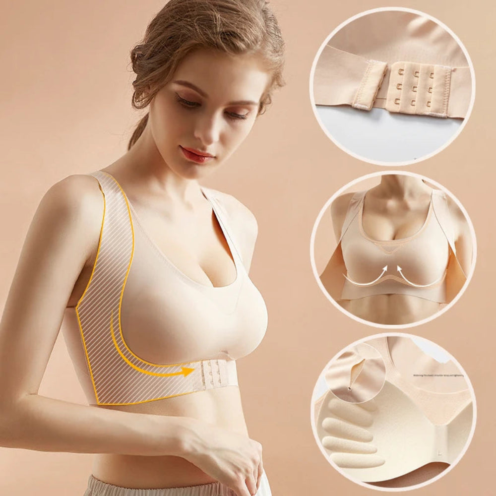 Women Posture Corrector Bras Bralette Humpback Correct Tops Front Closure Sports Underwear Ice Beautiful Back Нижнее Женское