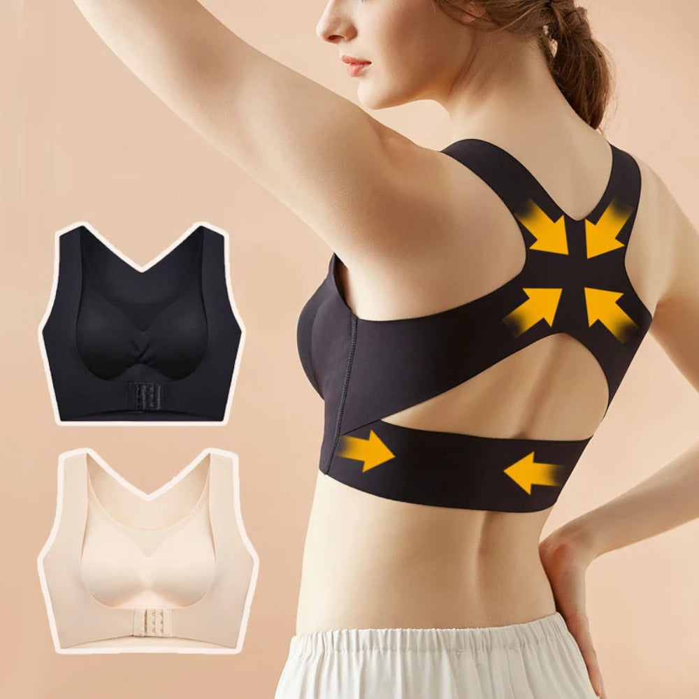 Women Posture Corrector Bras Bralette Humpback Correct Tops Front Closure Sports Underwear Ice Beautiful Back Нижнее Женское