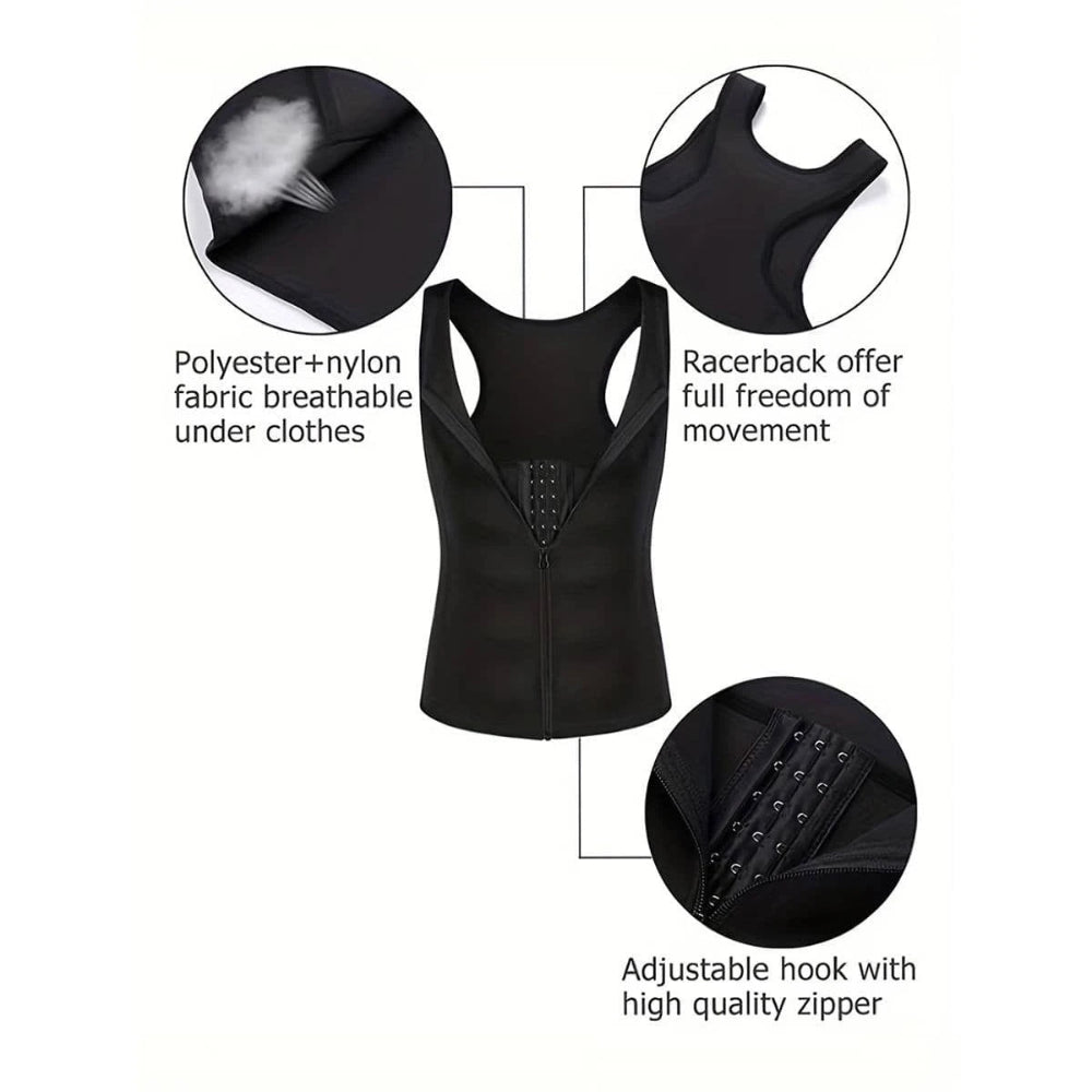 Men Compression Shirt for Body Slimming Tank Top Tight Undershirt Tummy Control Girdle